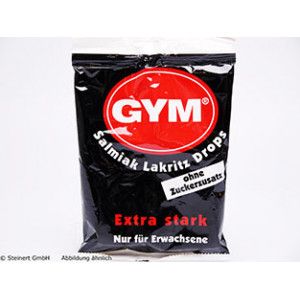 GYM Salmiak Lakritz Drops zuckerfrei