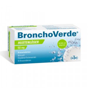 BRONCHOVERDE Hustenlöser 50 mg Brausetabletten