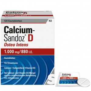 CALCIUM SANDOZ D Osteo intens Kautabletten