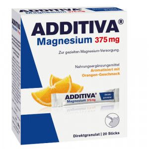 ADDITIVA Magnesium 375 mg Sticks Orange