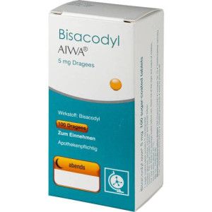 BISACODYL AIWA 5 mg Dragees